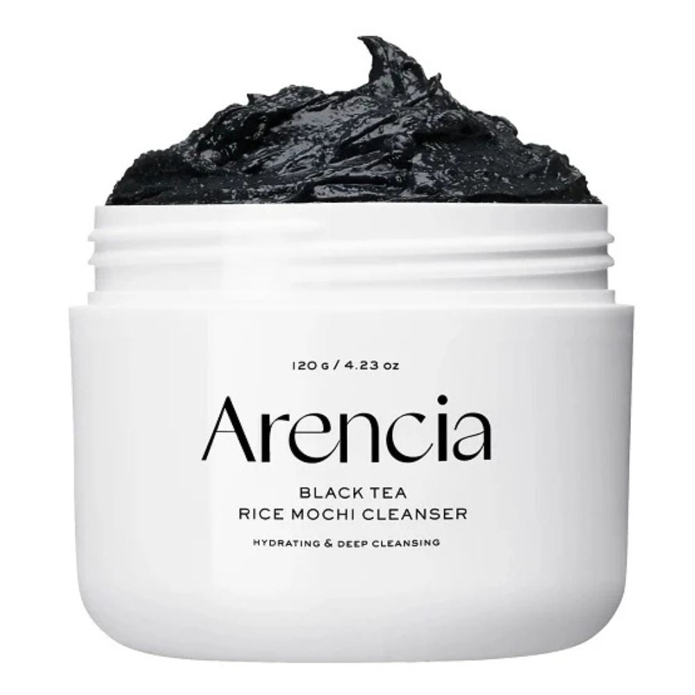 Arencia Black Tea Rice Mochi Cleanser, 120g