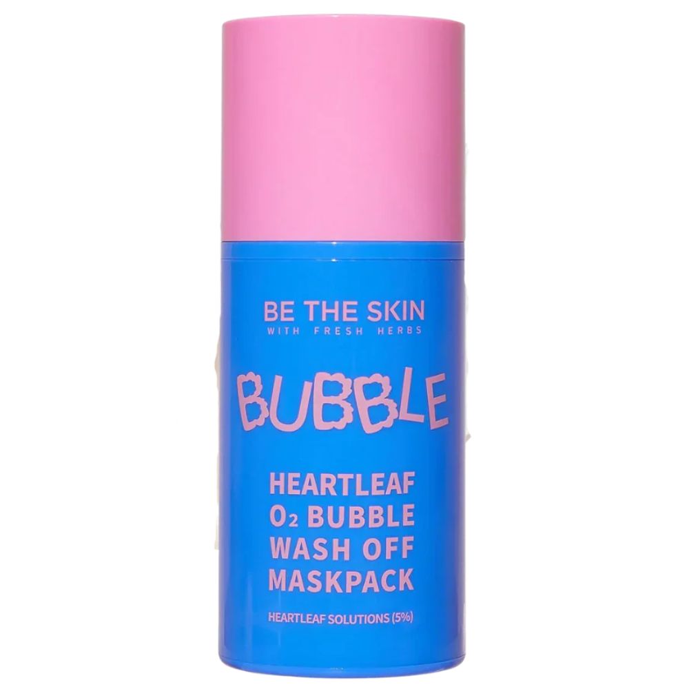 Be the Skin Heartleaf O2 Bubble Wash Off Mask Pack, 50g