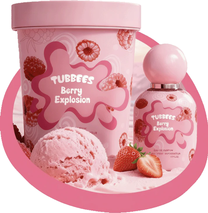 Apa de Parfum Tubbees Berry Explosion, Unisex, 50 ml