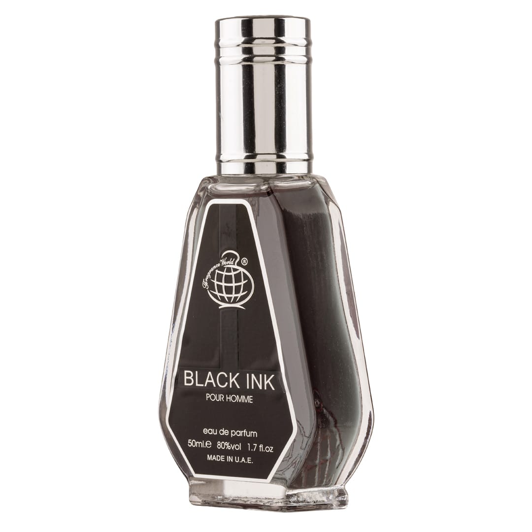 Apa de Parfum Black Ink, Fragrance World, Barbati – 50ml