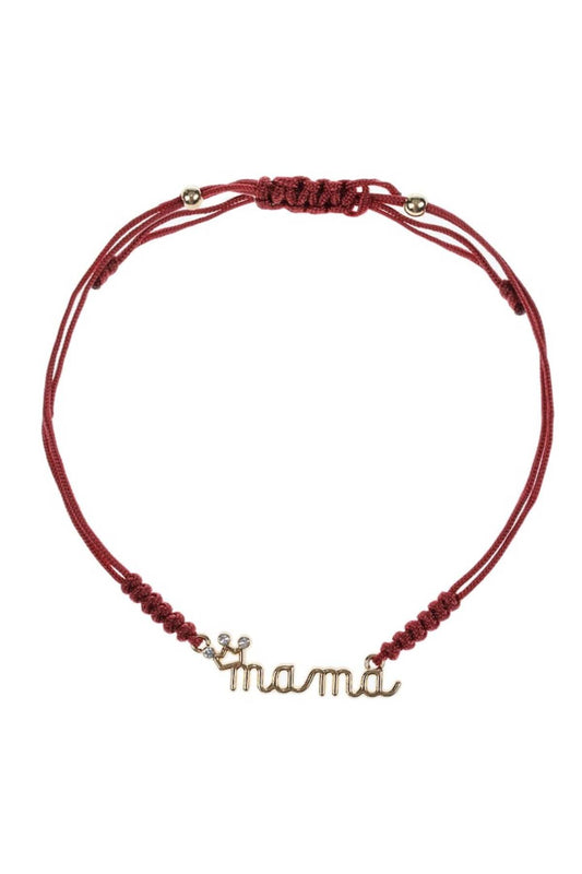 Bratara ”Mama” Aurie cu Coroana & Strass