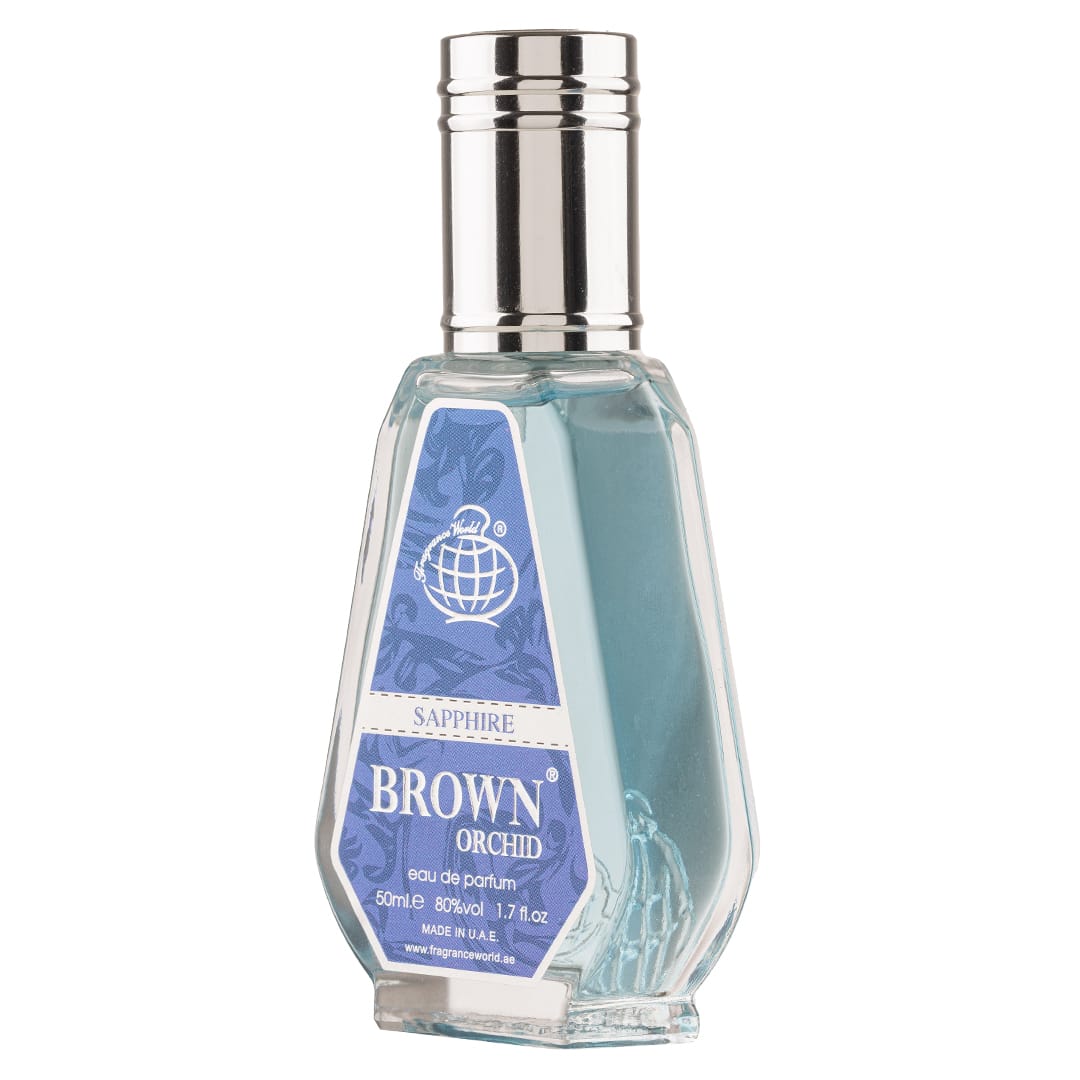 Apa de Parfum Brown Orchid Sapphire, Fragrance World, Unisex – 50ml