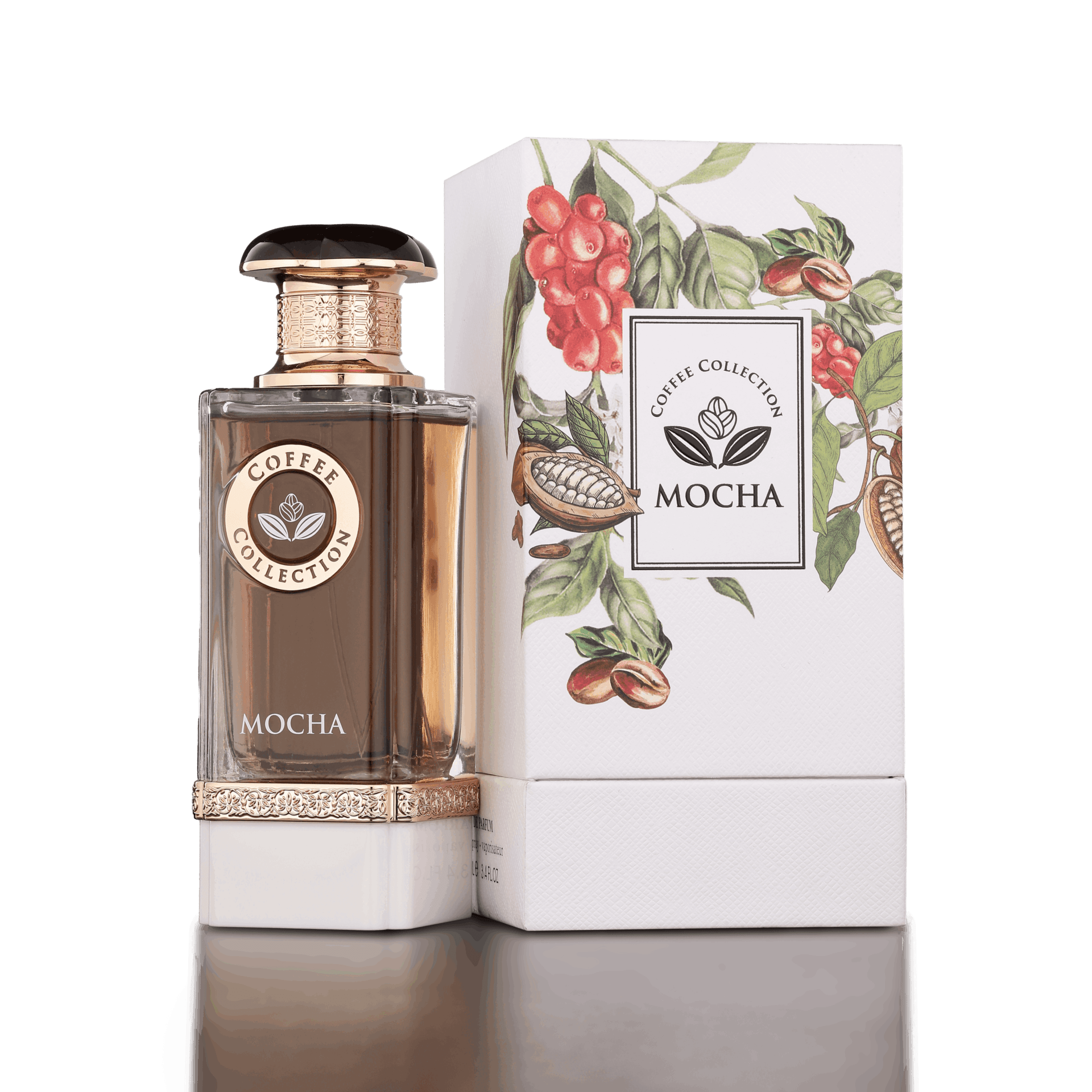 Apa de Parfum Fragrance World, Mocha Coffee, Coffee Collection, Unisex, 100 ml