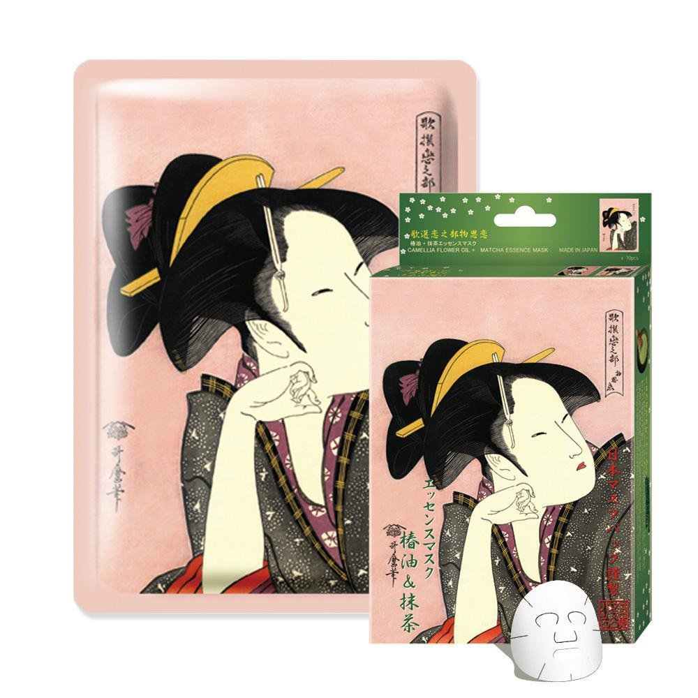 CAMELLIA + MATCHA - 5 buc - Set Masti de Fata Tip Servetel Pentru Calmare