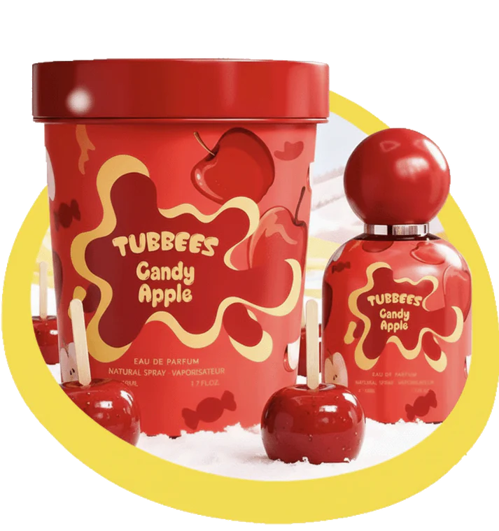 Apa de Parfum Tubbees Candy Apple, Unisex, 50 ml