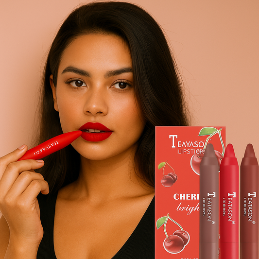 Set de 3 Rujuri Parfumate - Cirese