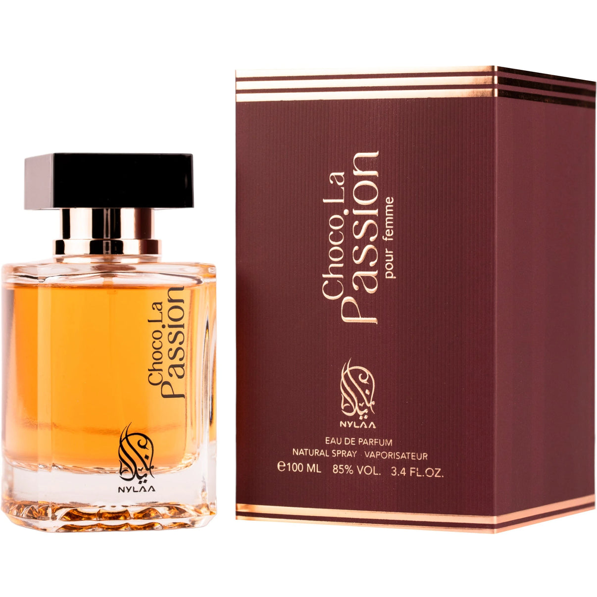 Choco La Passion By Nylaa 100 ml – Parfum arabesc original import Dubai inspirat din La Nuit Trésor Lancome