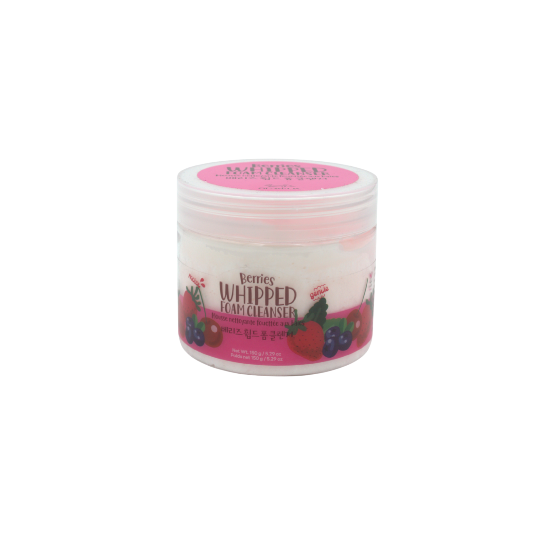 Cleanser tip spuma cu extract de fructe de padure, 150g | Glamfox
