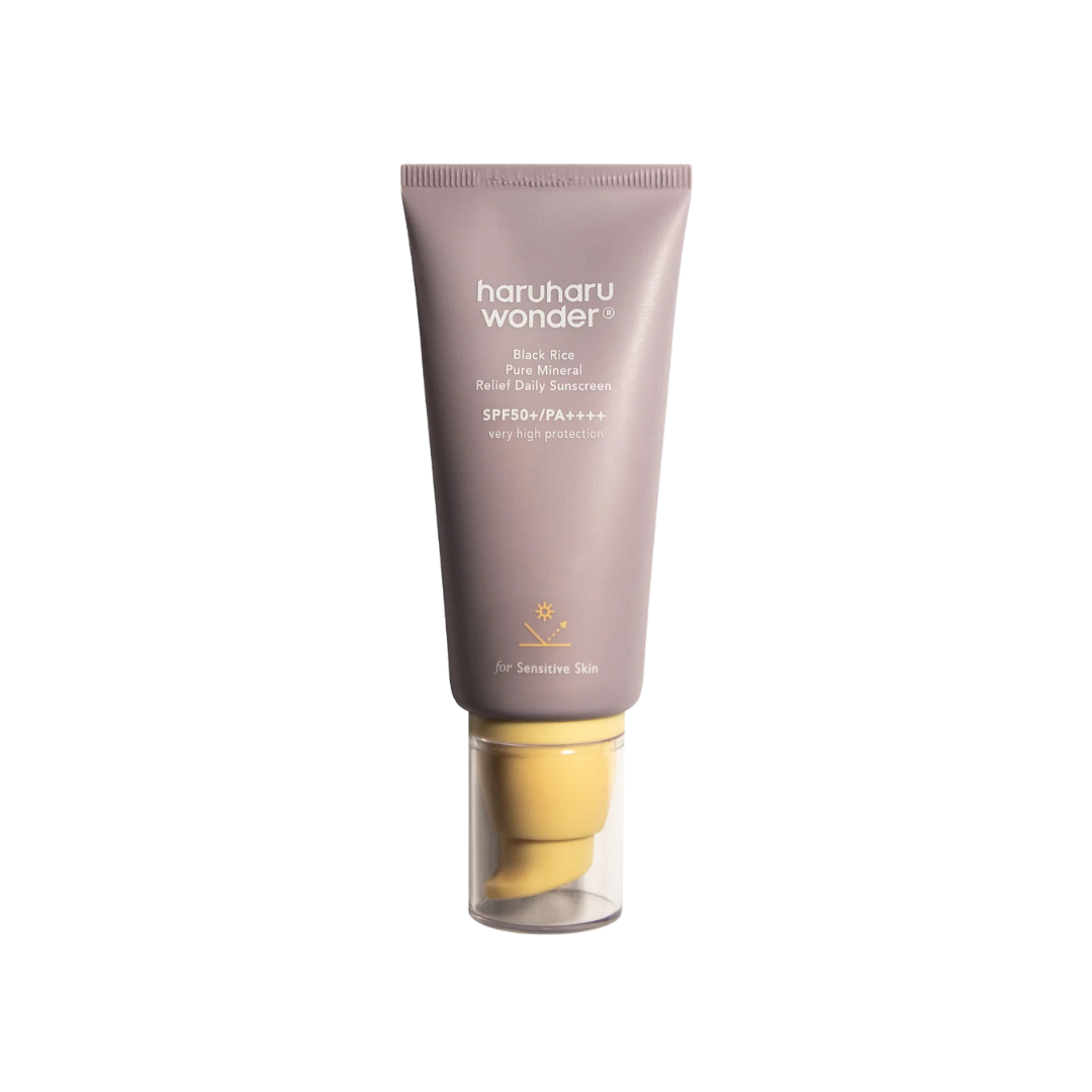 Crema de protectie solara cu orez negru SPF 50+ PA ++++, 50ml | Haruharu Wonder