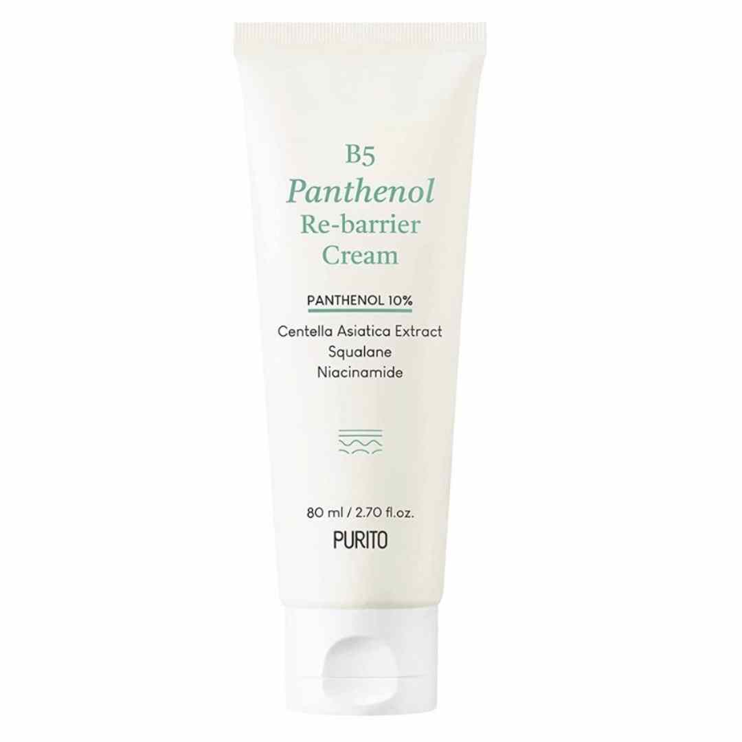 B5 Panthenol Re-barrier Crema de fata hidratanta, Purito, 80ml