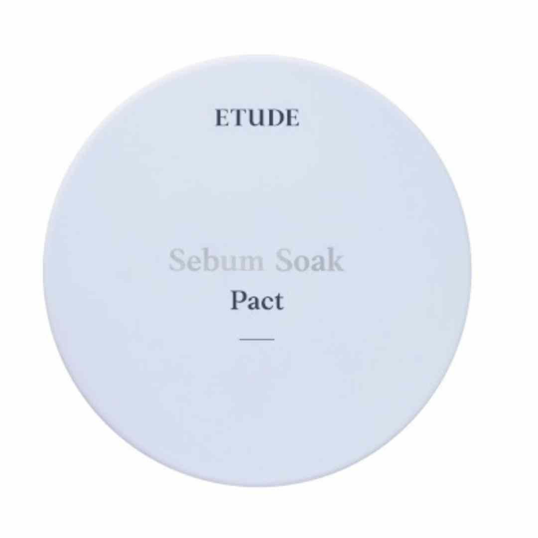 Etude Sebum Soak Pact,9.5g, Pudra anti sebum