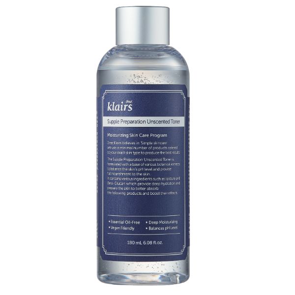 Dear, Klairs Supple Preparation Unscented Toner, 180ml