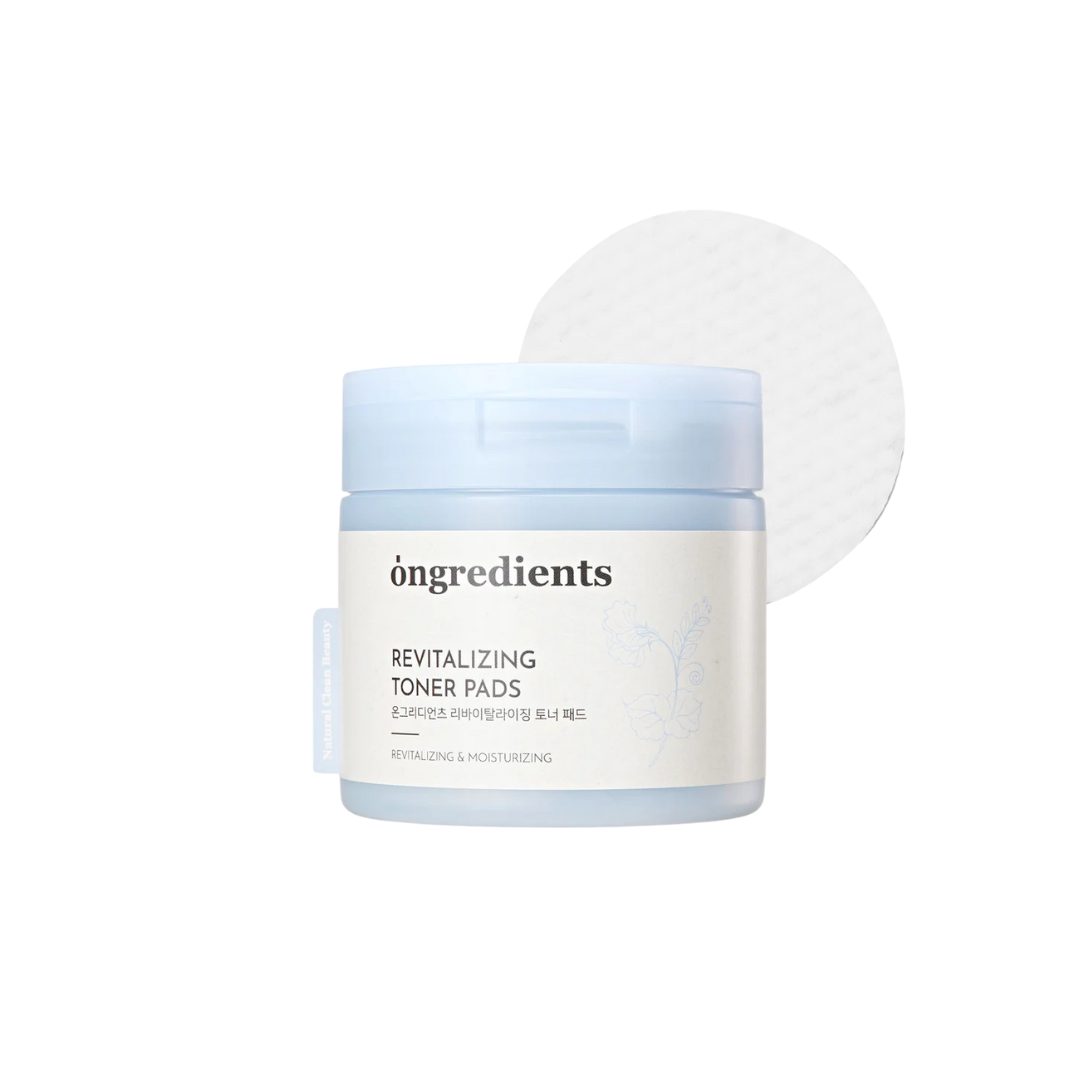 Dischete tonifiante si revitalizante cu 84% extract de floare Butterfly Pea, 60buc. | ongredients