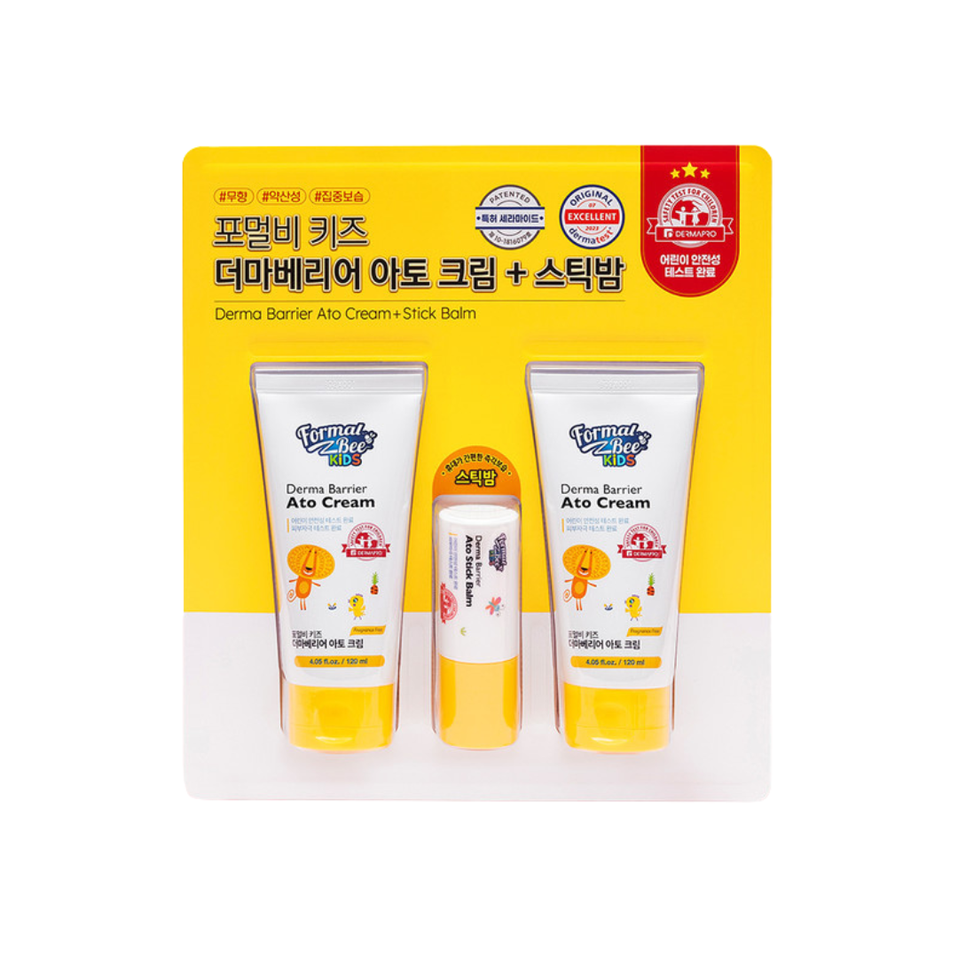 Duo 2xcrema + balsam tip stick pentru piele cu tendinta atopica Derma Barrier | Formal Bee