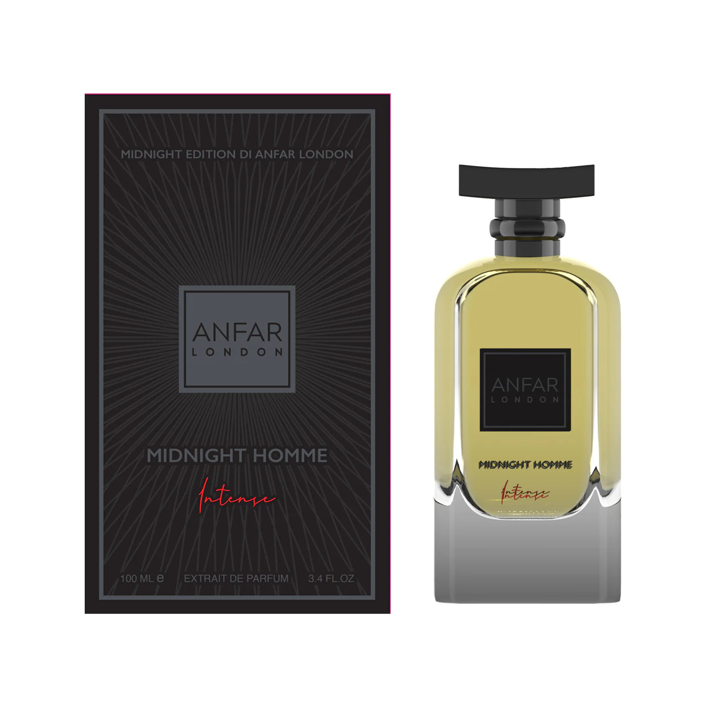 Extract de Parfum Anfar London Midnight Homme Intense, Barbati, 100 ml