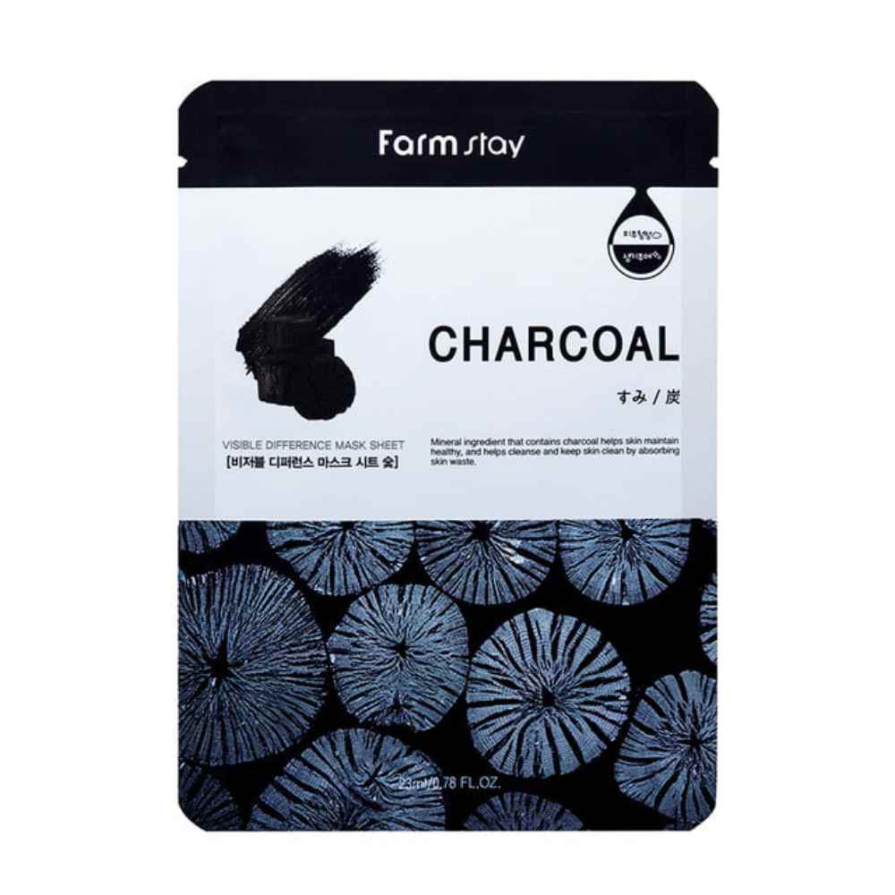Farmstay Visible Difference Mask Sheet Charcoal