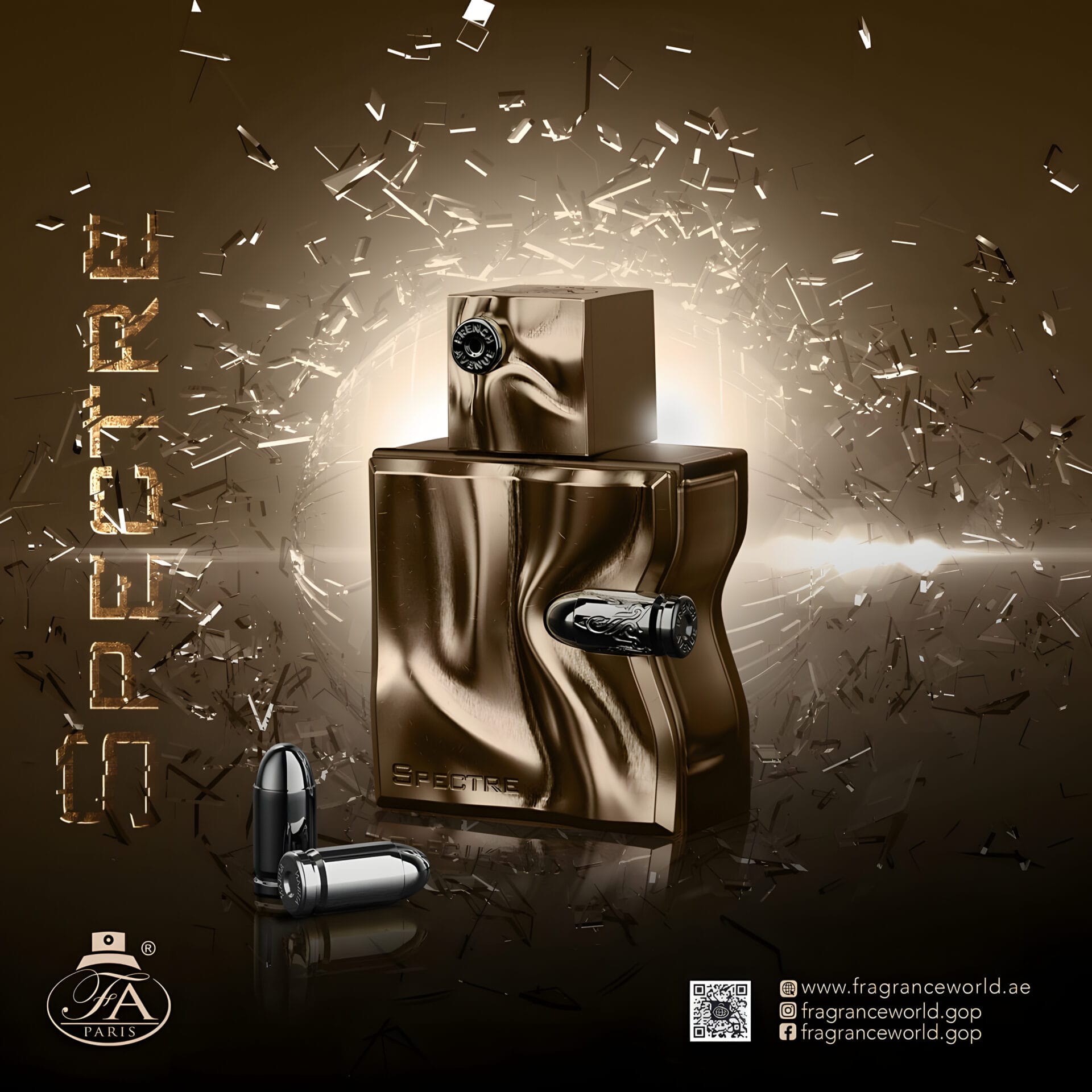 Apa de Parfum FW French Avenue, Spectre, Barbati, 80 ml
