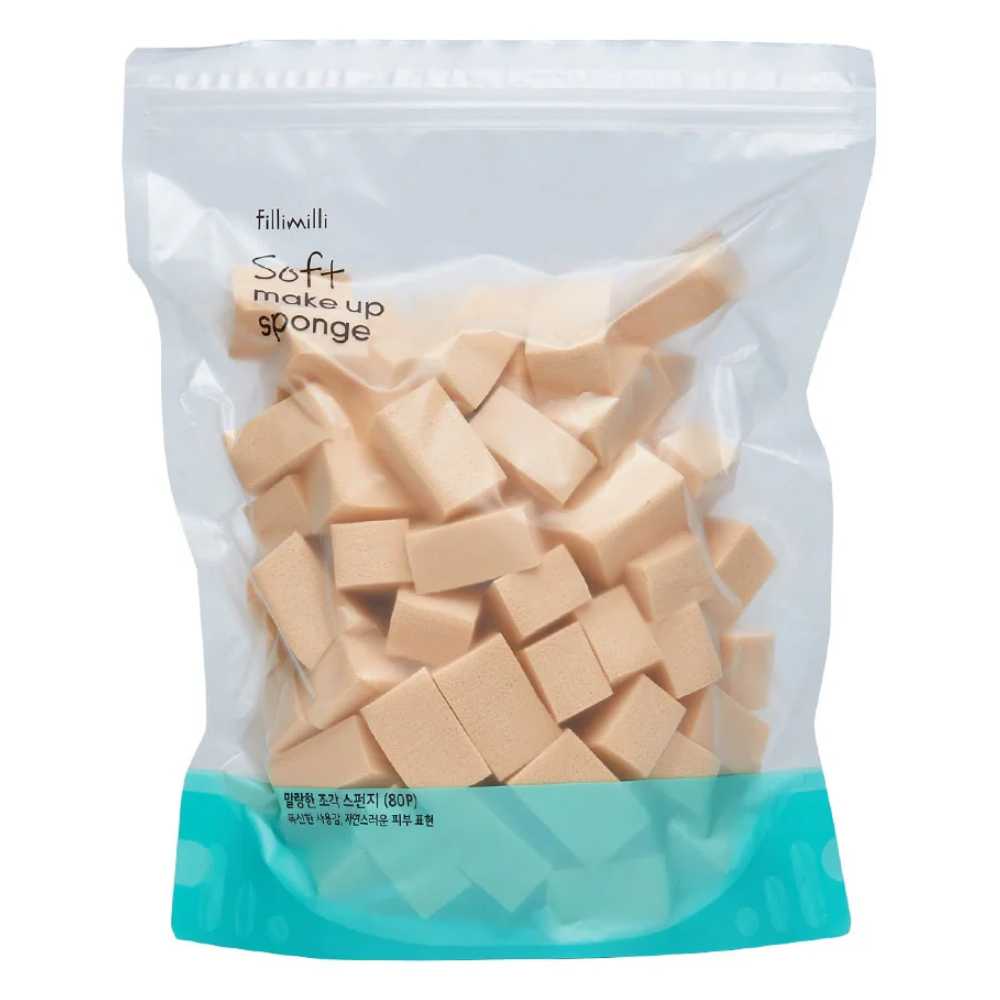 Fillimilli Soft Make Up Sponge Jumbo, 80pcs