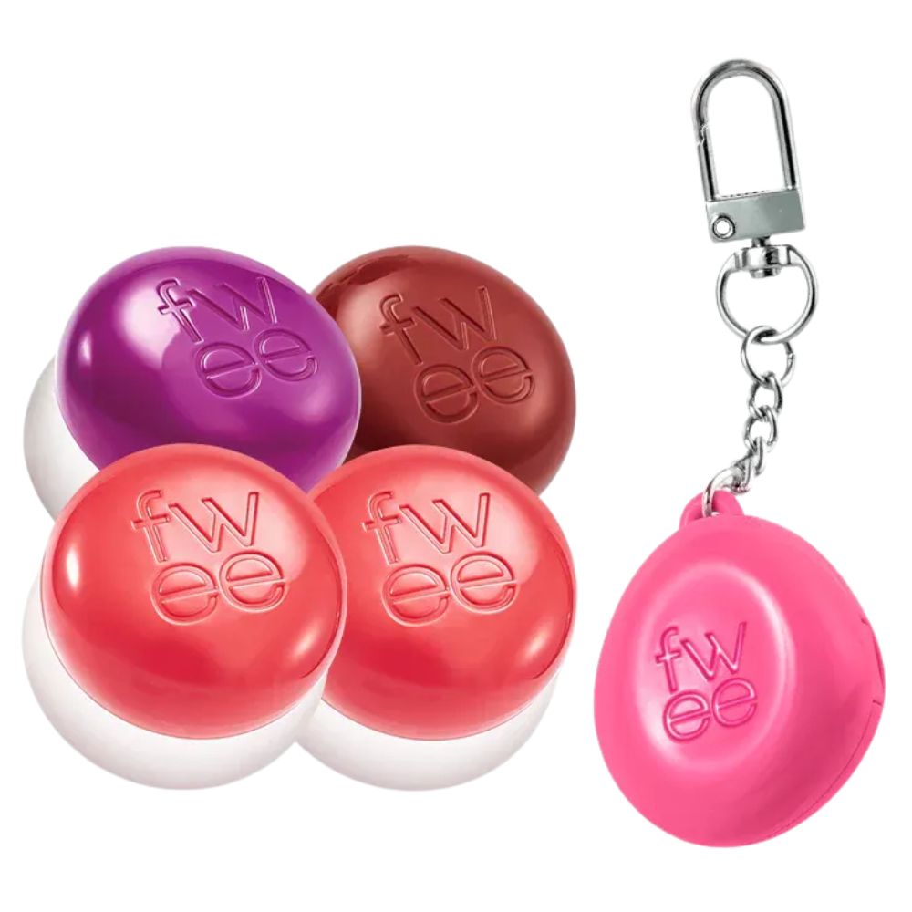 Fwee Lip and Cheek Blurry Pudding Pot + Keyring, 5g