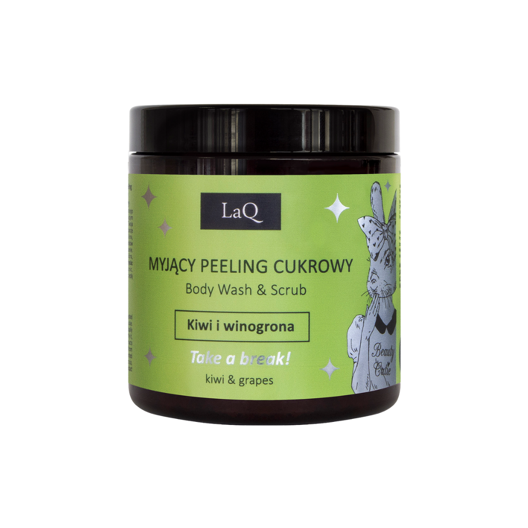Gel de dus si peeling KIWI SI STRUGURI, 220g | LaQ