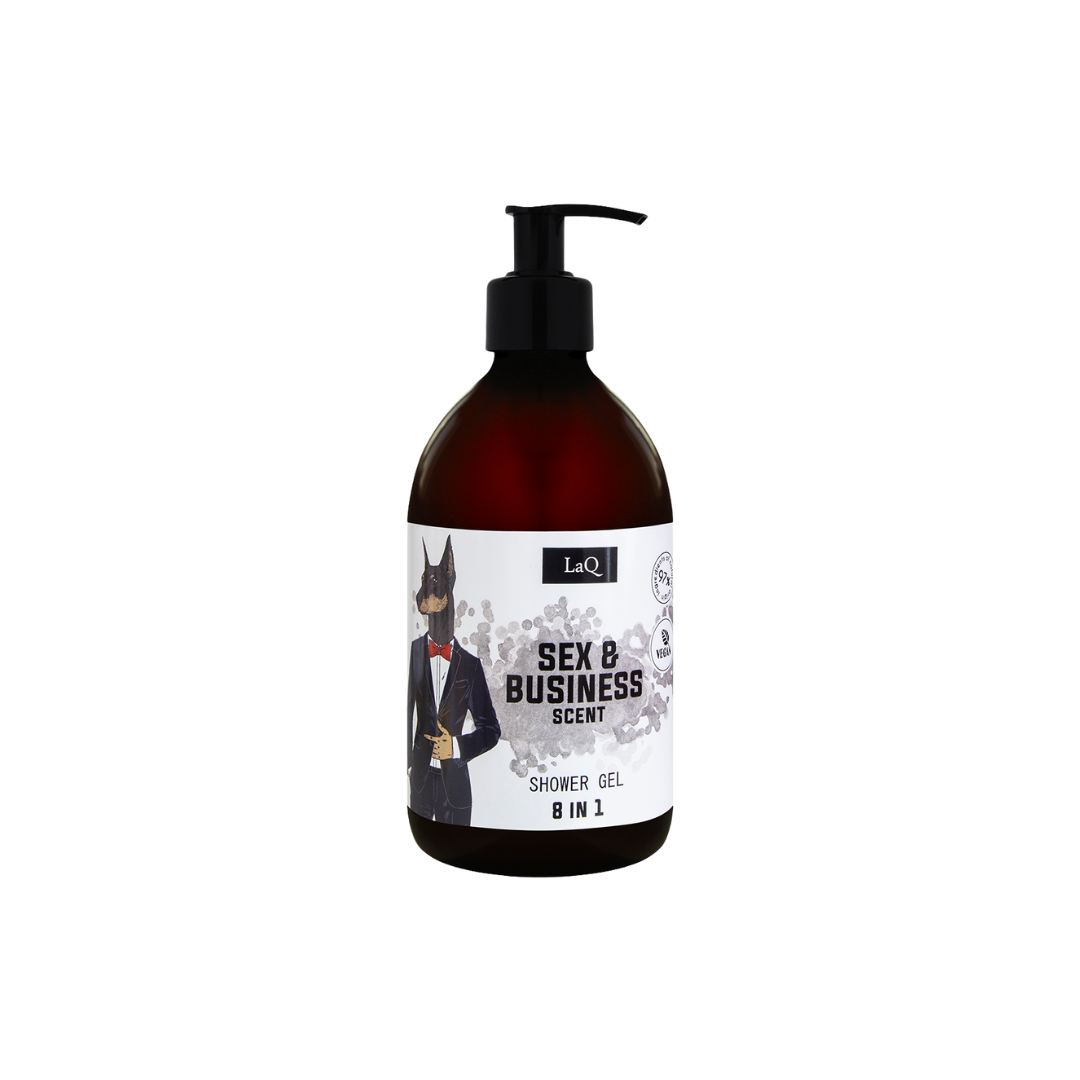 Gel de dus 8-in-1 pentru barbati DOBERMAN, 500 ml | LaQ