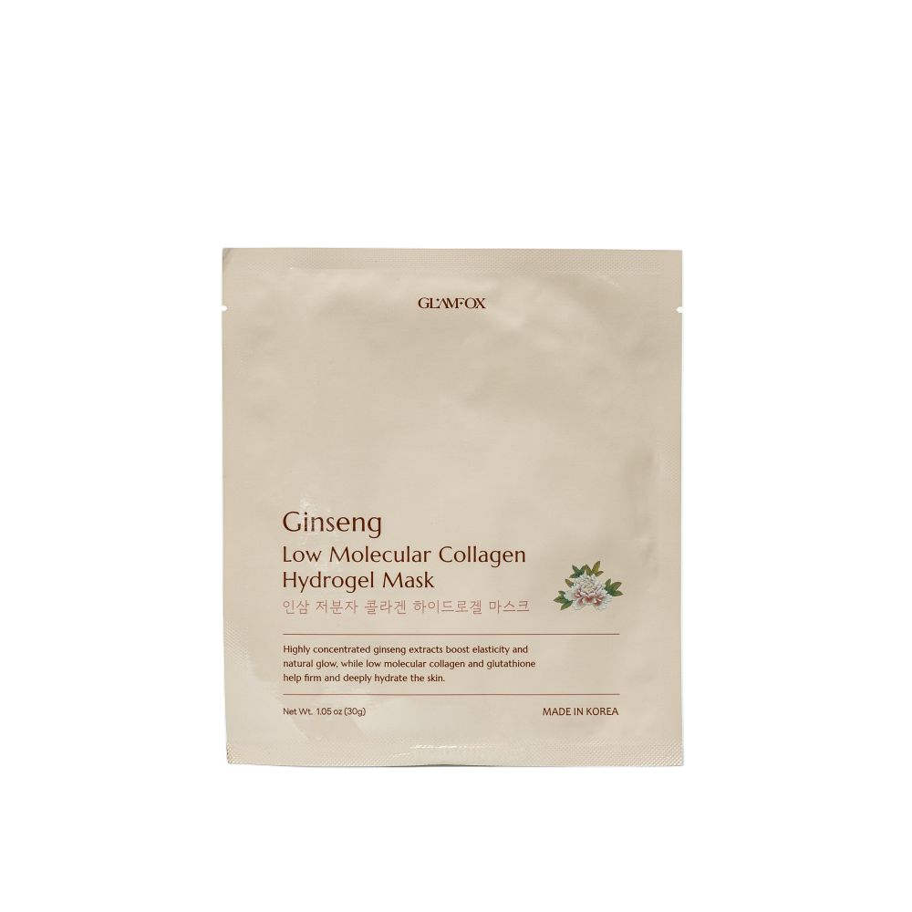 Masca din hidrogel cu colagen de masa moleculara mica, 30g | Glamfox