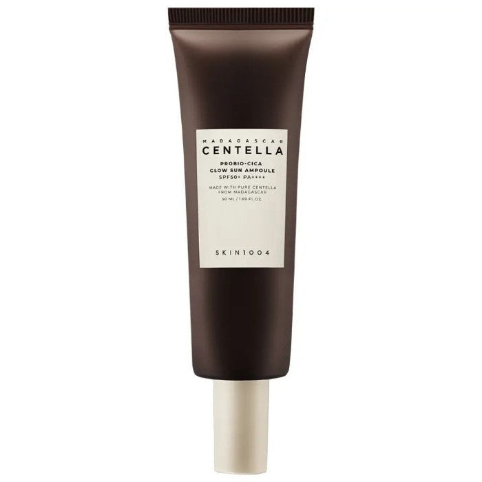 MADAGASCAR CENTELLA PROBIO-CICA GLOW SUN AMPOULE SPF50+ PA++++ - Crema Cu Protectie Solara Cu Textura De Ser