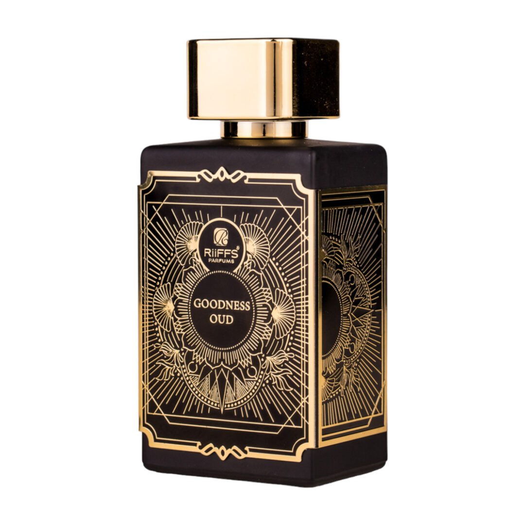 Apa de Parfum Goodness Oud Black, Riiffs, Unisex – 100ml