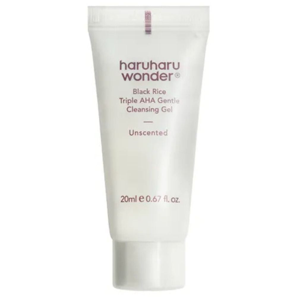HaruHaru Wonder Black Rice Triple AHA Gentle Cleansing Gel VARIANTA MINI, 20ml
