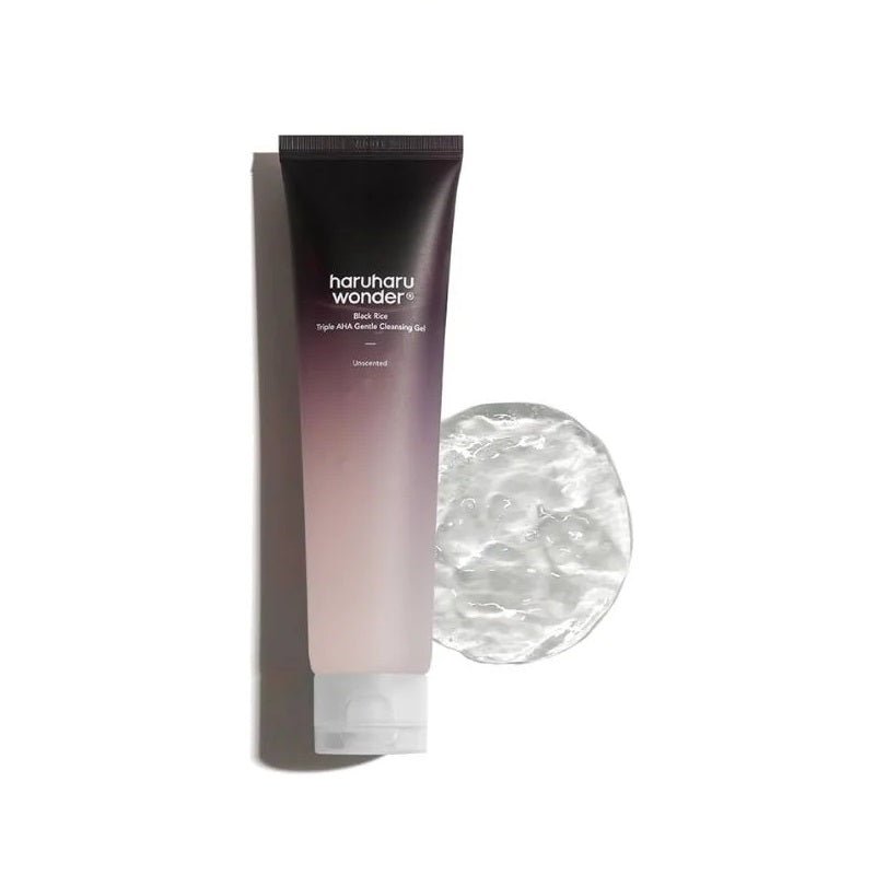 BLACK RICE TRIPLE AHA GENTLE CLEANSING GEL - Gel Pentru Exfoliere Blanda Cu AHA