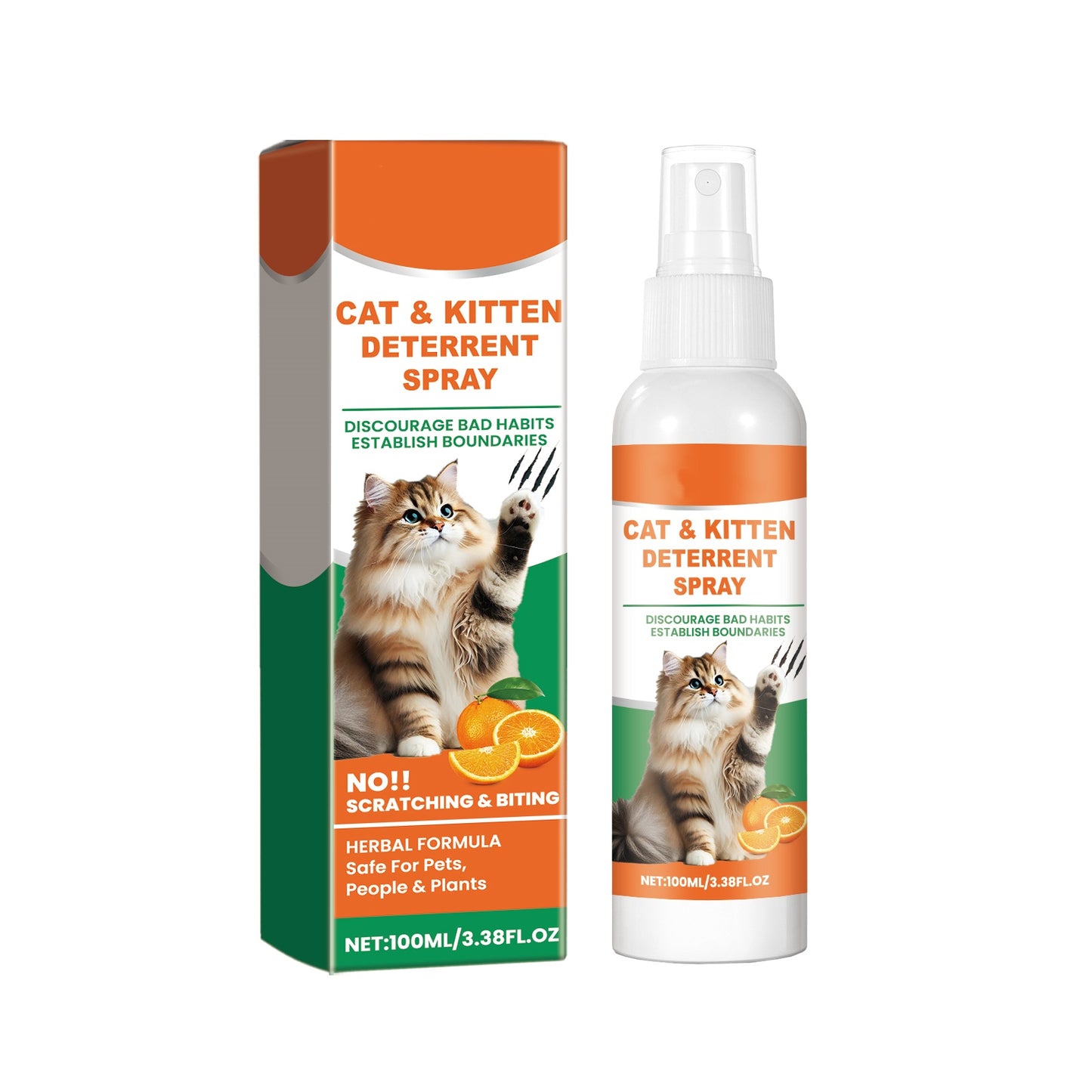 PetGuard Natural – Spray Anti-Zgârieturi pentru Pisici | Protecție Mobilier & Plante