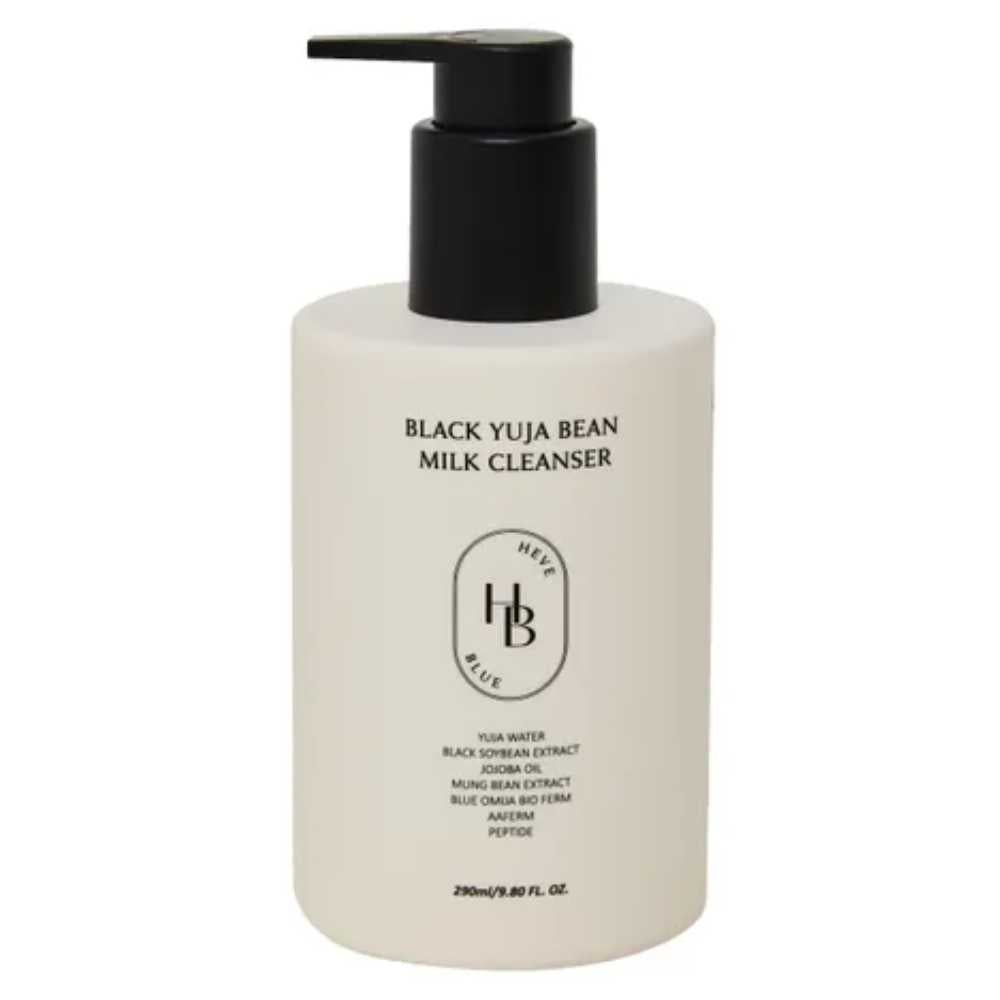 Heveblue Black Yuja Bean Milk Cleanser, 290ml