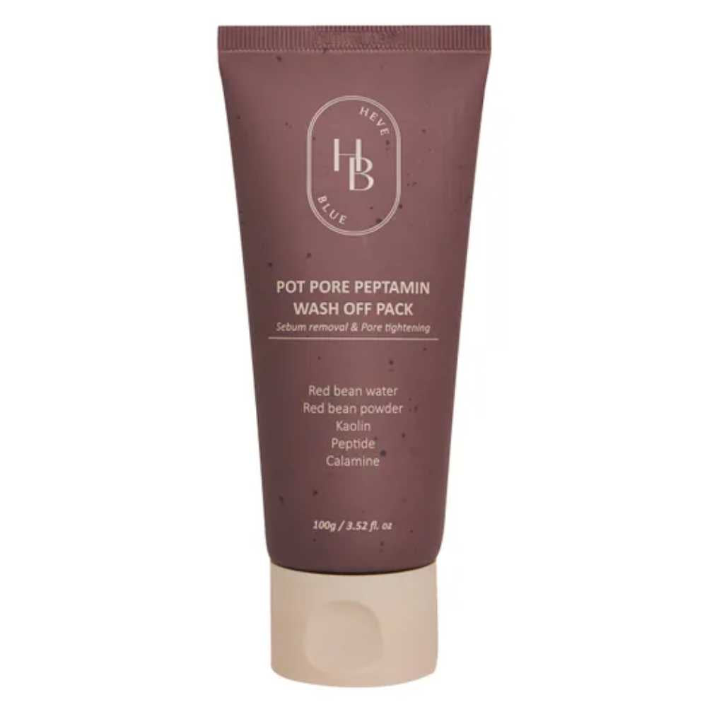 Heveblue Pot Pore Peptamin Wash Off Pack, 100g