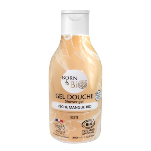 Gel de dus piersica si mango -Born to bio- 300ml