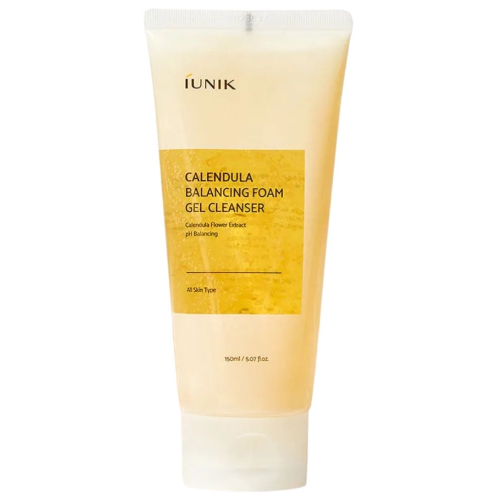 Iunik Calendula Balancing Foam Gel Cleanser, 150ml