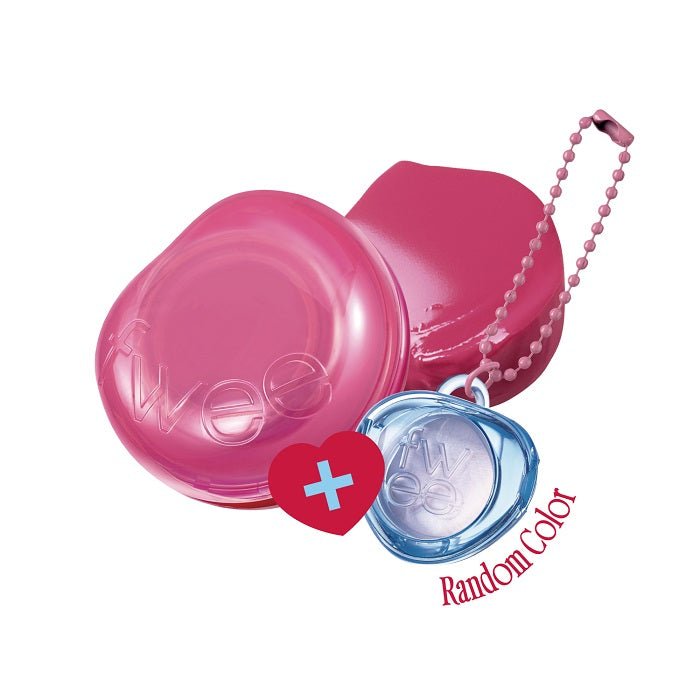 KEYRING LIP&CHEEK GLOWY JELLY POT JP02 LOLLY - Blush 2 In 1 Cu Breloc Pentru Retusuri