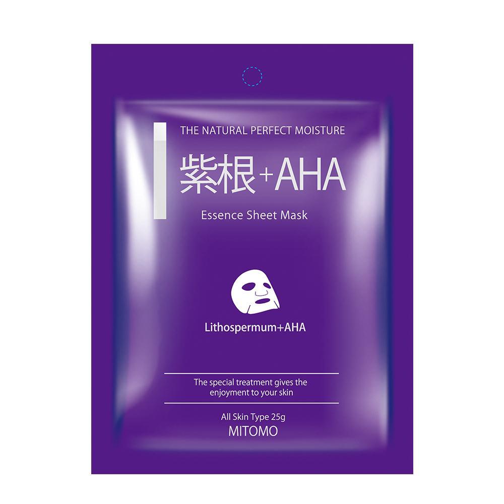 LITHOSPERMUM + AHA PORE CONTROL - Masca De Fata Tip Servetel cu AHA