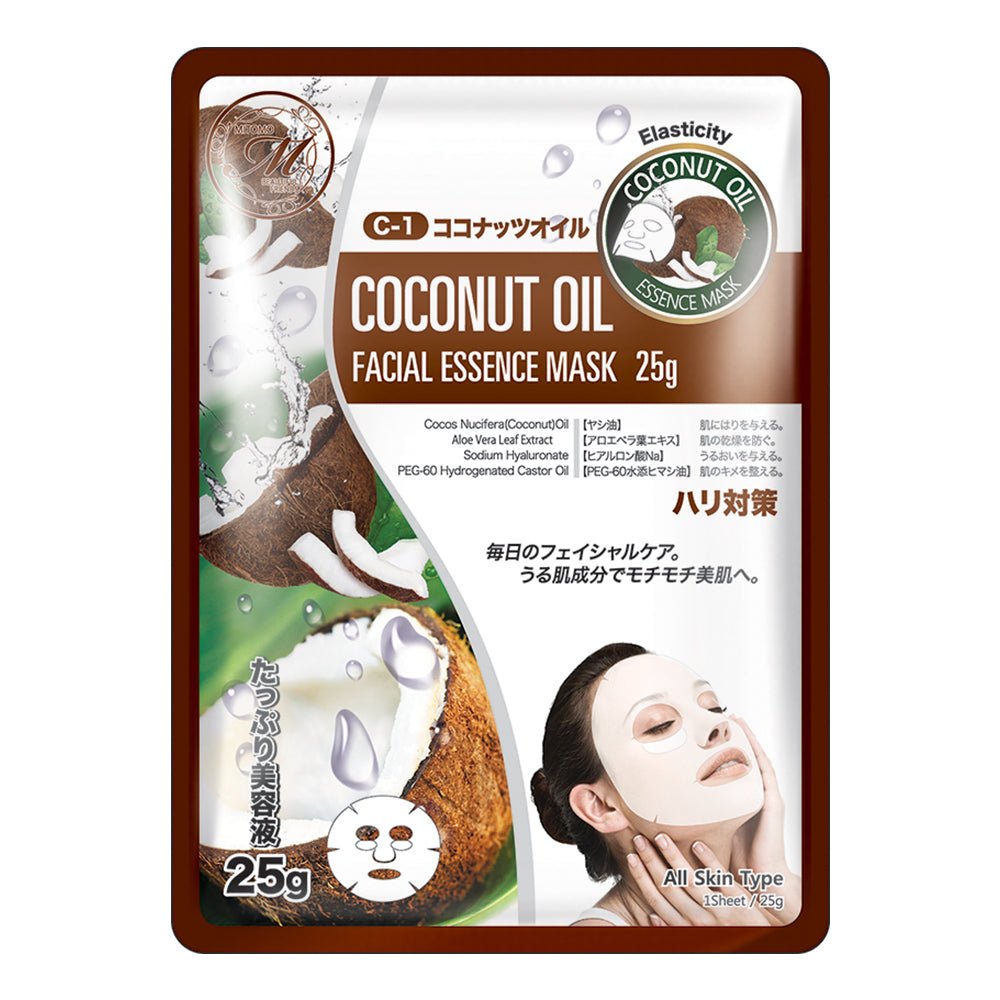 NATURAL COCONUT OIL ELASTICITY - Masca De Fata Hidratanta Tip Servetel