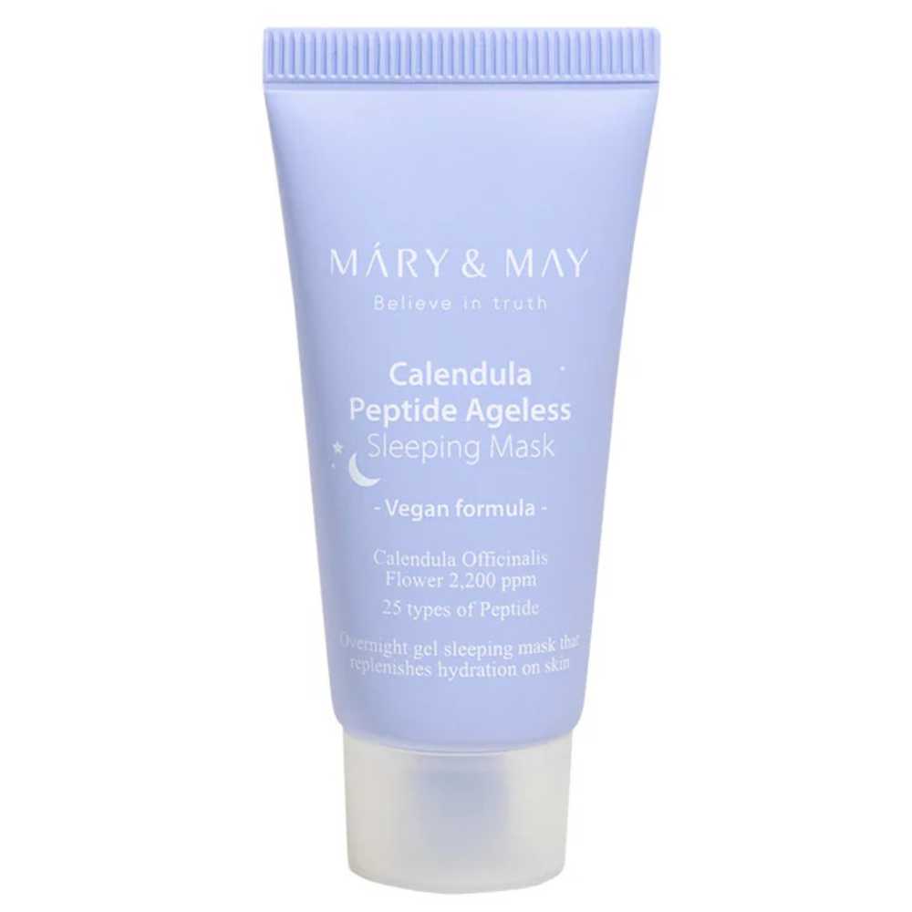 Mary and May Calendula Peptide Ageless Sleeping Mask Mini, 30g