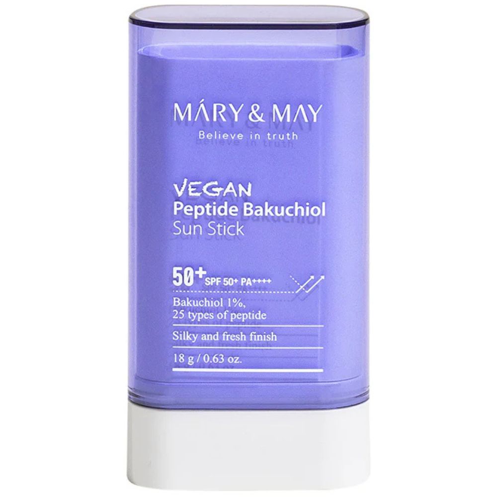 Mary and May Vegan Peptide Bakuchiol Sun Stick, 18g