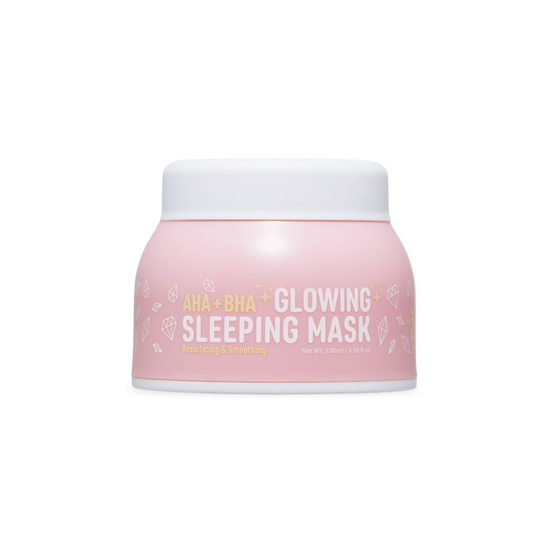 Masca de noapte pentru stalucire cu AHA si BHA, 100ml | Look At Me