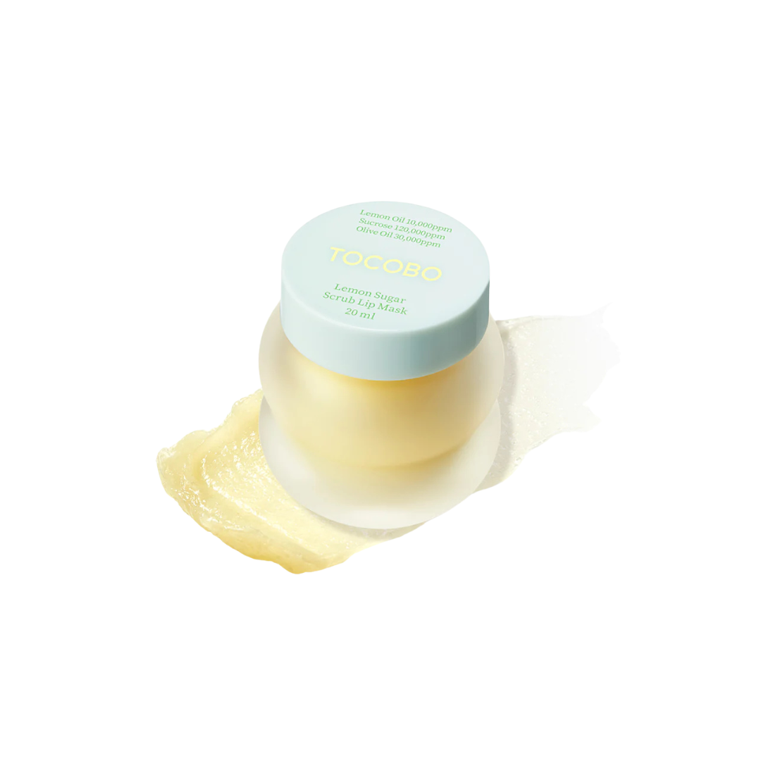 Masca scrub pentru buze cu aroma de lamaie, 20ml | Tocobo
