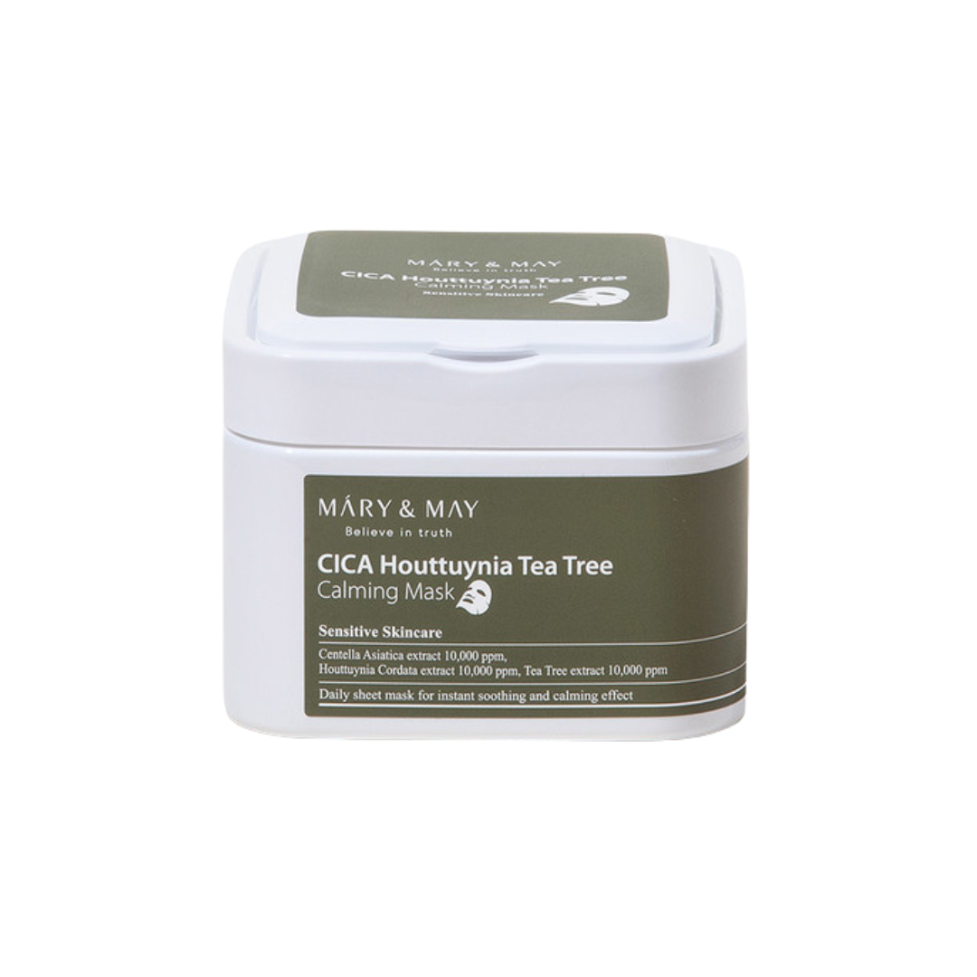 Masca tip servetel CICA Houttuynia Tea Tree [30 buc], 400ml | Mary and May