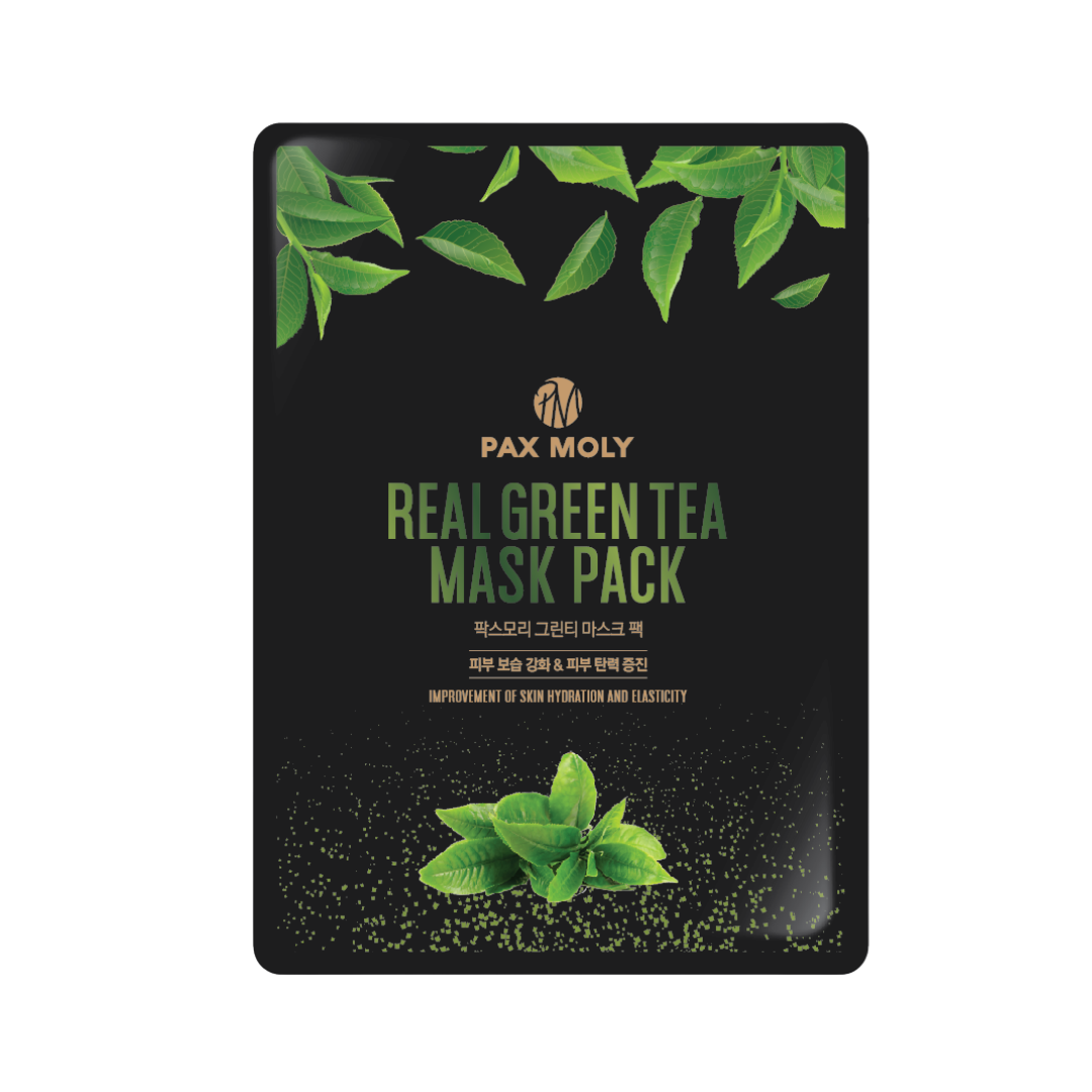 Masca tip servetel cu ceai verde, 25ml | PaxMoly