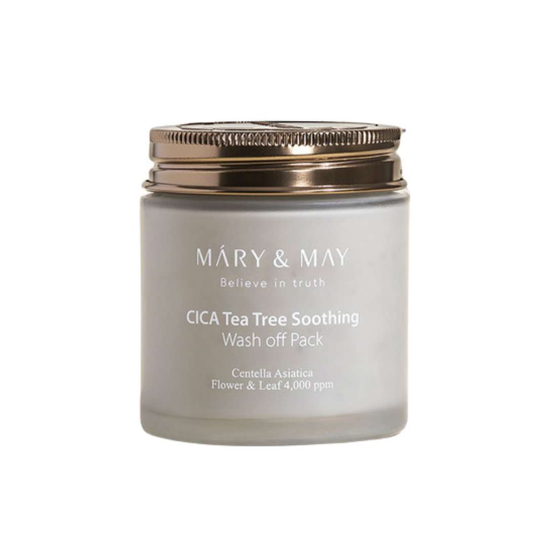 Masca tip wash-off cu extract de centella asiatica si arbore de ceai, 125g | Mary and May