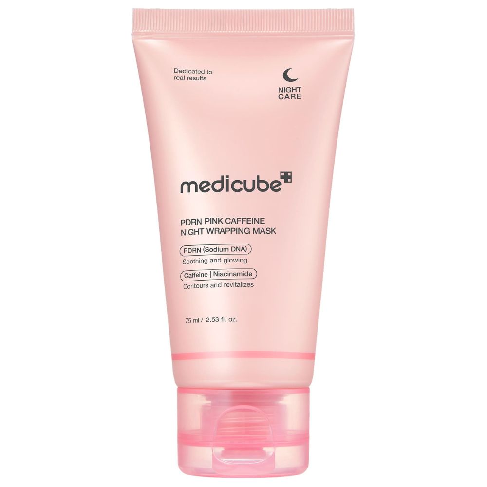Medicube PDRN Pink Caffeine Overnight Wrapping Mask, 75ml