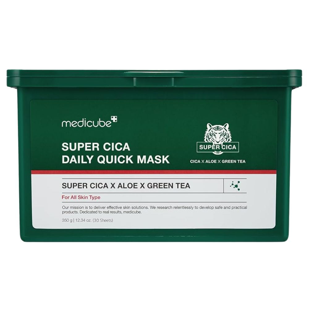 Medicube Super Cica Daily Quick Mask, 30buc