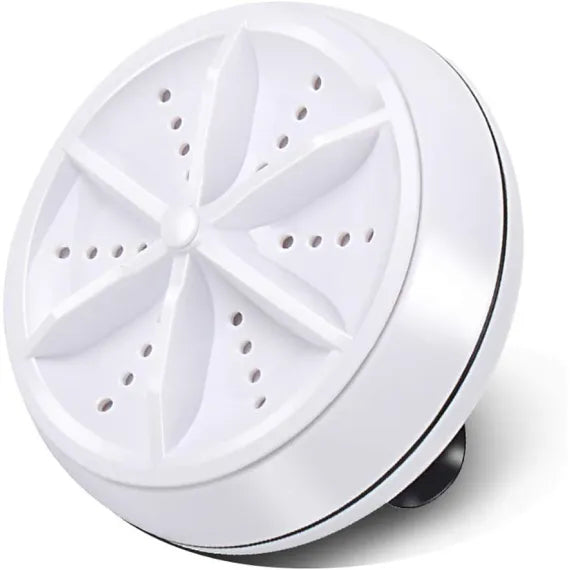Mini Masina de Spalat Rufe, Portabila, cu Ultrasunete, USB, 10L, Alb