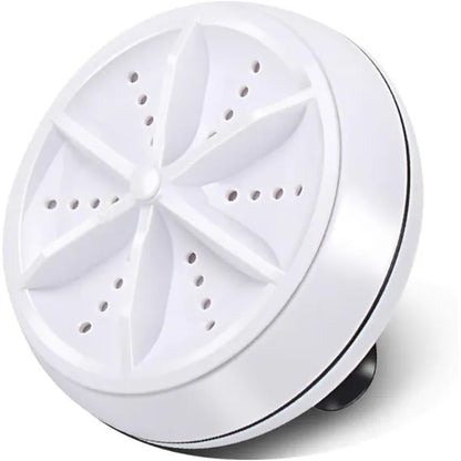 Mini Masina de Spalat Rufe, Portabila, cu Ultrasunete, USB, 10L, Alb