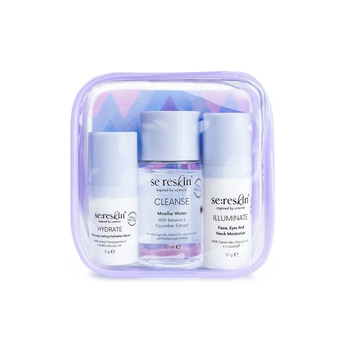 TRAVEL KIT SERESKIN - Set Travel Curatare, Ser Si Crema